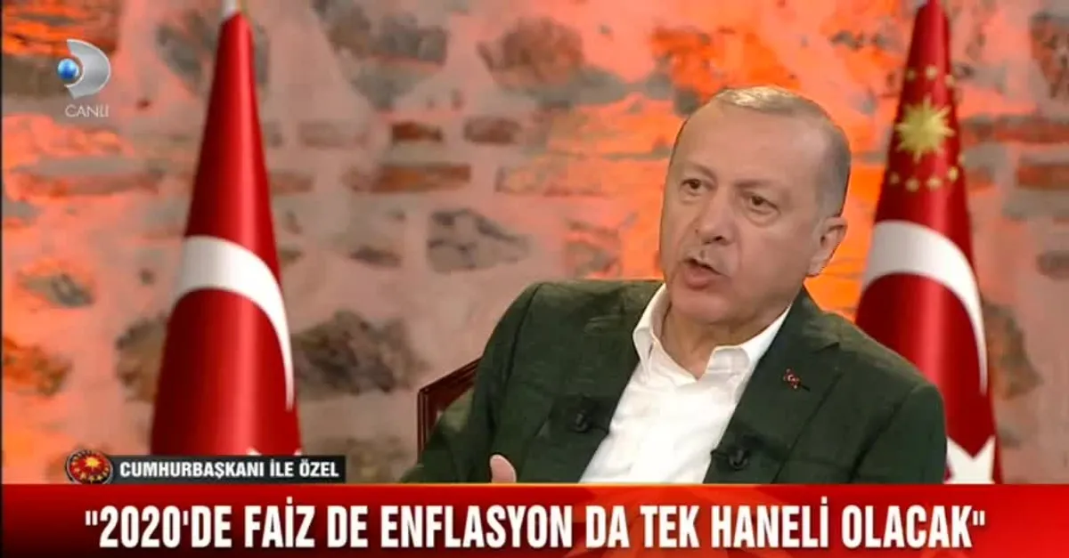 Başkan Erdoğan'dan faiz ve enflasyon müjdesi
