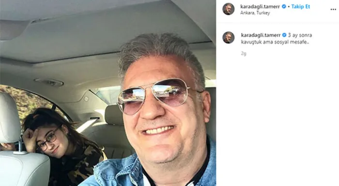 Tamer Karadağlı aylar sonra kızı Zeyno’ya kavuştu