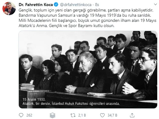 Son dakika: Sağlık Bakanı Fahrettin Koca'dan İstiklal Marşı çağrısı! - 2