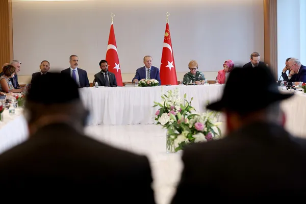 Başkan Erdoğan Amerikan Yahudi Toplumu Çatı Kuruluşları temsilcileri ile bir araya geldi
