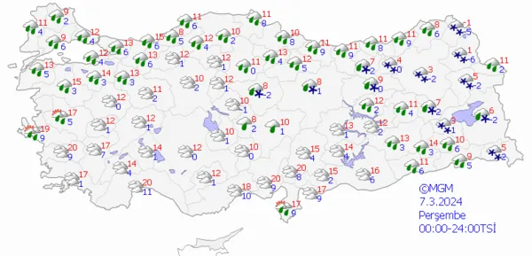 1709706124235.png Sıcaklıklar bir anda düşecek! Sağanak yağış ve kar geliyor! Meteoroloji'den üst üste yeni uyarılar... - 5