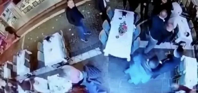 Kumkapı’da restoran çalışanlarının kavgasında silahlar çekildi, sandalyeler havada uçuştu! O anlar kamerada