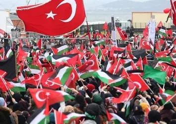 Engelli gençler Kudüs'e sahip çıktı