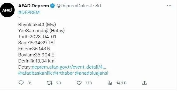 hatayda-pes-pese-iki-deprem-afad-buyuklugunu-duyurdu-1680354845095.jpeg Hatay'da peş peşe iki deprem! AFAD büyüklüğünü duyurdu - 1