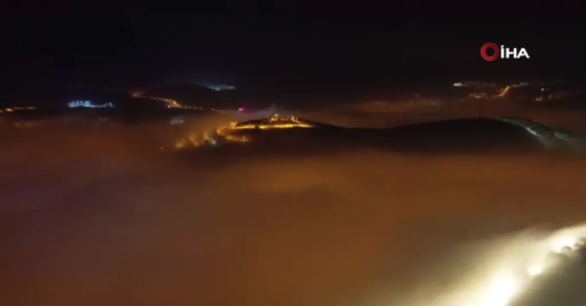 Bayburt'ta yoğun sis