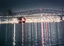 ABDde gemi üzerinde trafik olan köprüye çarpıp yıktı!