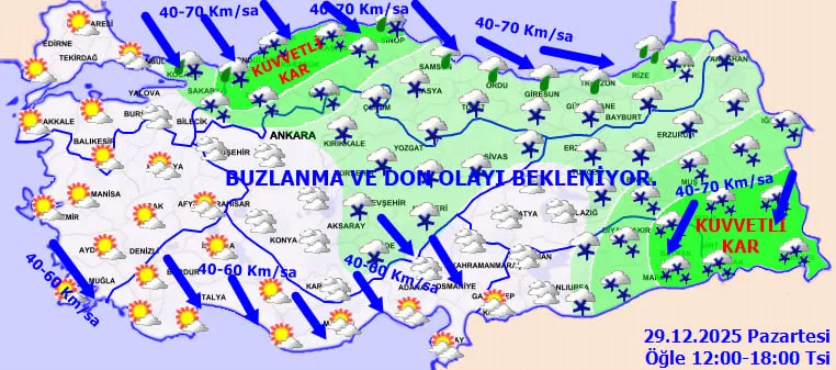 AKDENİZ’DE YAĞIŞ SABAH SAATLERİNDE ETKİLİ