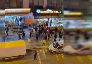 Esenyurt'ta düğün salonunda başlayan kavga sokağa taştı