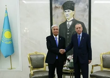 Davete icabet! Kazakistan lideri Ankara'da: Başkan Erdoğan karşıladı