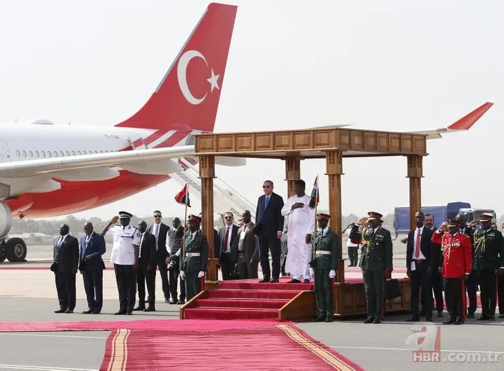 Başkan Erdoğan Gambiya’da resmi törenle karşılandı