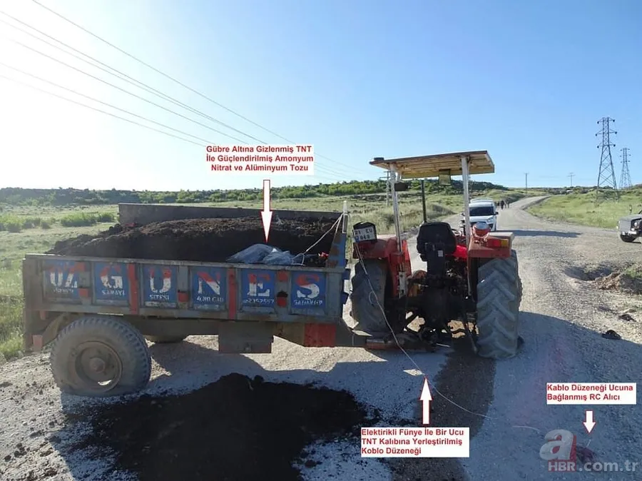 Diyarbakır'da hainler patlayıcı yüklü traktörü böyle tuzaklamışlar 1