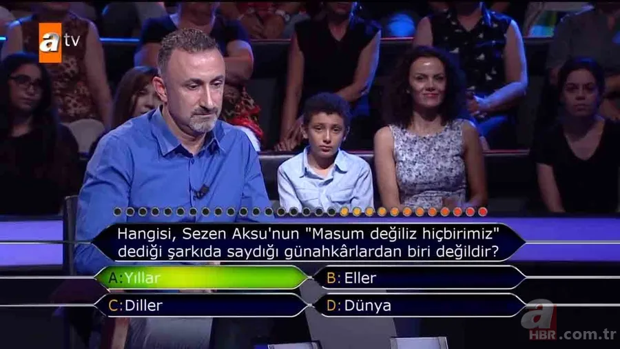 Milyoner tarihine geçen cevap! Kim Milyoner Olmak İster 833.yeni bölüm soru ve cevapları! 10