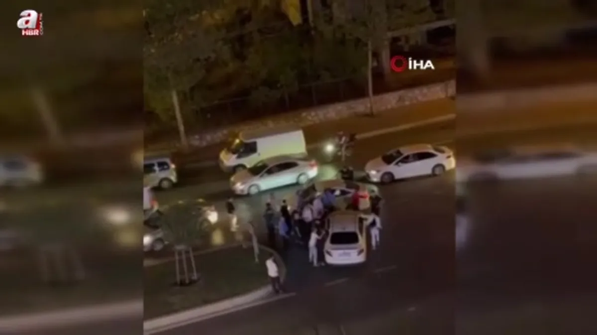 Başakşehir’de yol verme kavgası: Biri kaçtı, diğeri kovaladı