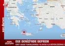 Ege Denizinde korkutan deprem