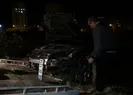 3 ağacı devirdi anca durabildi