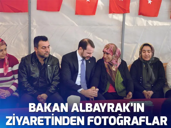 Bakan Albayrak'tan şehit ailelerine ziyaret - 1