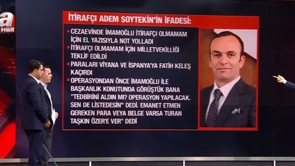 İmamoğlu’nun para kasasının ifadesi: A Haber’de çarpıcı yorum: Metro kredileriyle 2. yolsuzluk