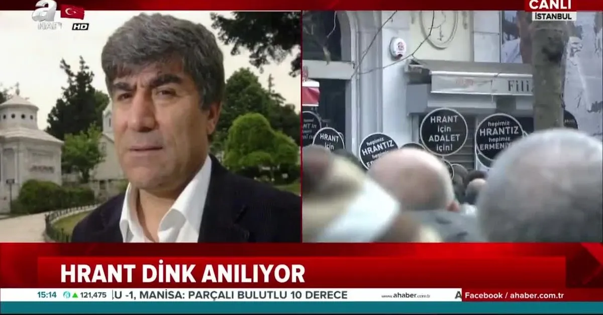 Hrant Dink Agos gazetesi önünde anıldı |Video