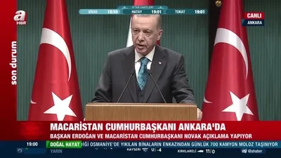 Başkan Erdoğan ile Novak’tan açıklamalar