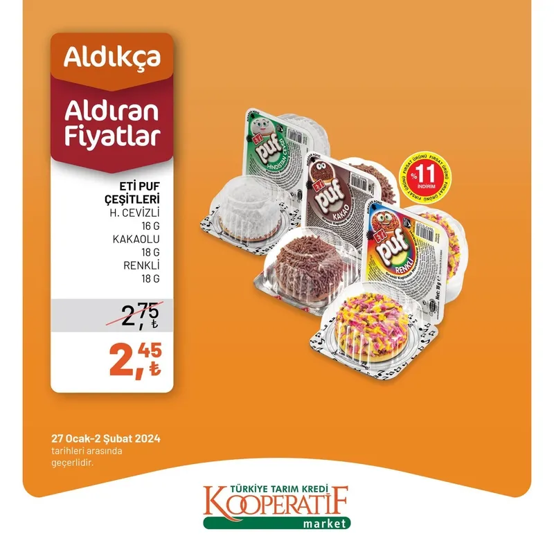 Tarım Kredi Market indirim için son gün! TK’da tost peyniri 129,90 TL, zeytin 129,90 TL, beyaz peynir 109,90 TL, çay 106,90 TL, tereyağı 59,00 TL… - 17