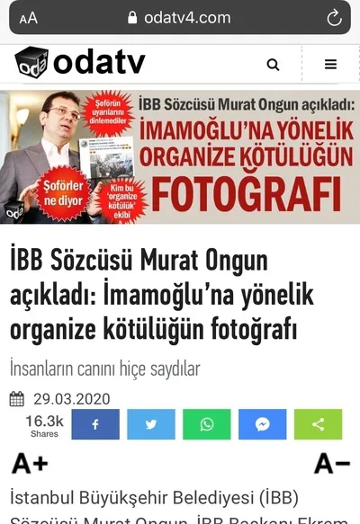 Oda TV Fazilet Durağı yalanını 11 defa haber yapmış!