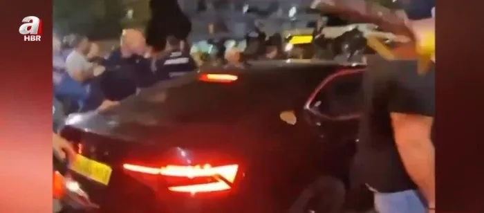 Siyonist İsrailli Bakan Ben Gvir’e İsrailliler saldırdı! O anlar kamerada...