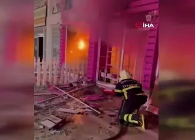 İş yeri yangını kontrol altına alındı