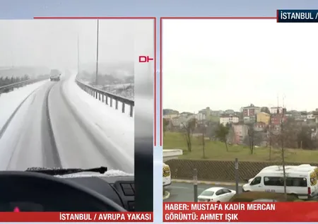 İstanbul’un iki yakasında iki farklı görüntü! A Haber canlı yayınında şaşırtan manzara