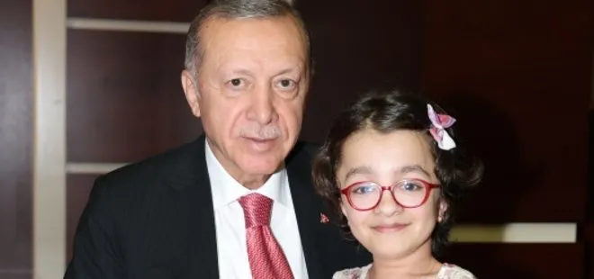 Cam kemik hastası Hira’nın hayali gerçek oldu: Başkan Erdoğan ile görüştü