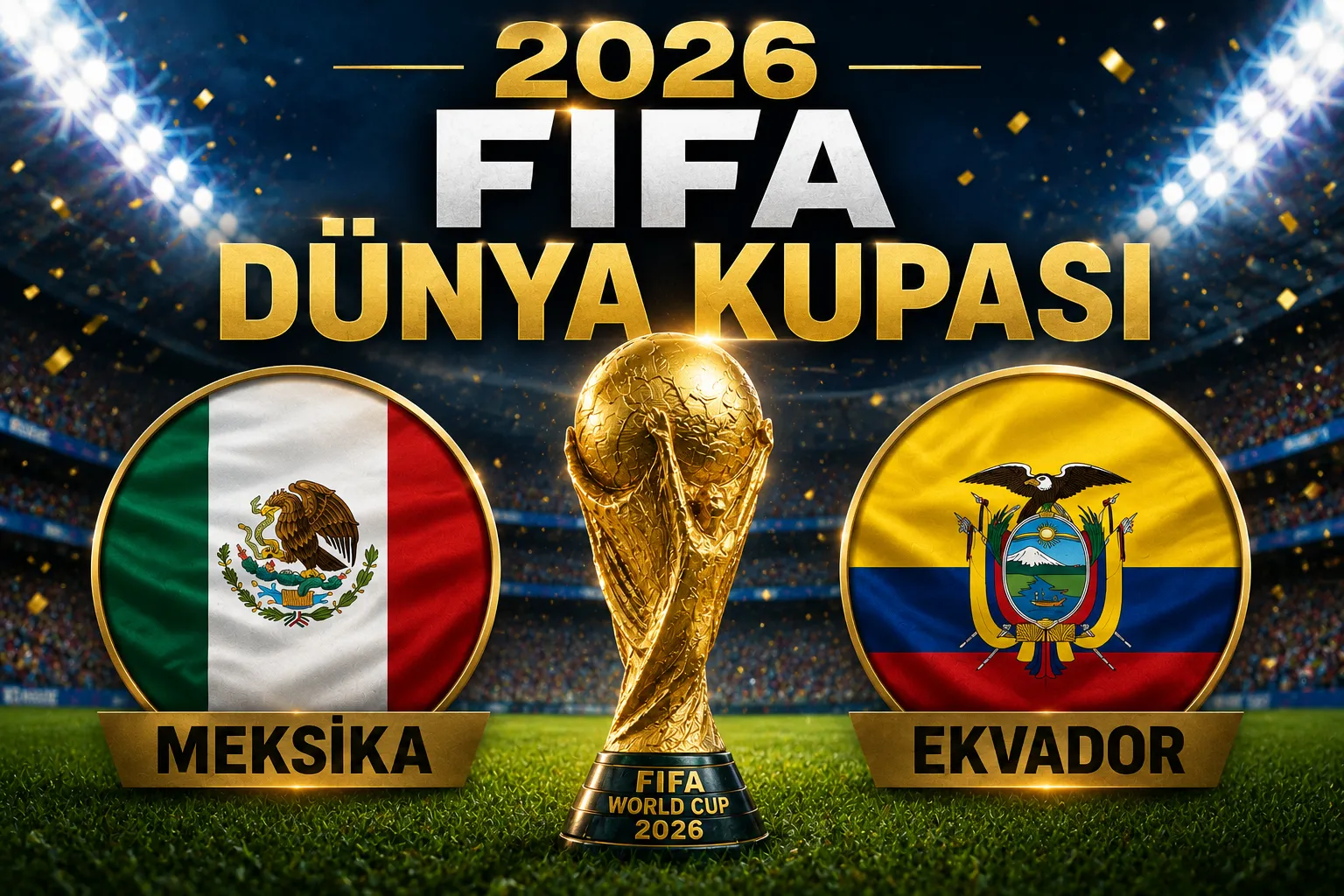 Dünya Kupası'nda son 16 mücadelesi! Meksika - Ekvador karşı karşıya