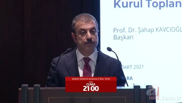 Merkez Bankası Başkanı Şahap Kavcıoğlu’ndan flaş açıklama! Dolar rezervleri arttı enflasyon ise...