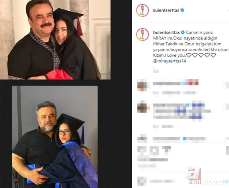 Bülent Serttaş lüks otomobiliyle şov yaptı! Kızıyla Miray’la mezuniyet turu attı 5