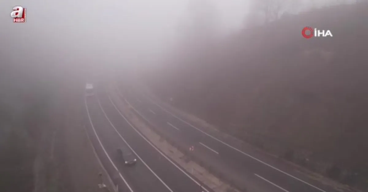 Zonguldak'ta kartpostallık sis manzarası