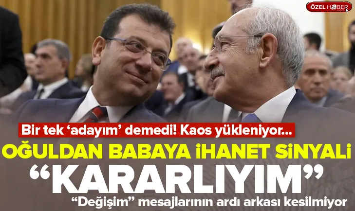 İmamoğlu: Kararlıyım değişim şarttır