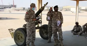 Mehmetçik Katar askerine havan eğitimi verdi