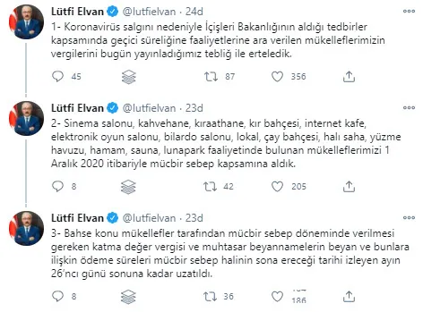 Son dakika: Pandemi nedeniyle kapatılan iş yerleri için flaş karar! Vergiler ertelendi