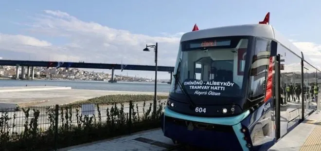 Eminönü-Alibeyköy tramvay hattında arıza! Yola çıkacaklar dikkat...