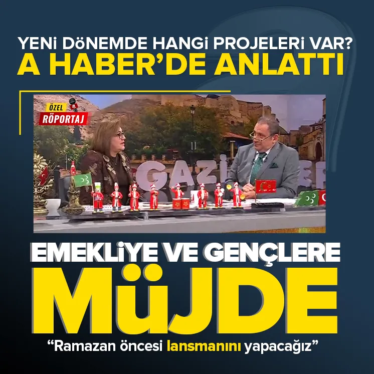 Cumhur İttifakı adayı müjdeyi A Haberde verdi