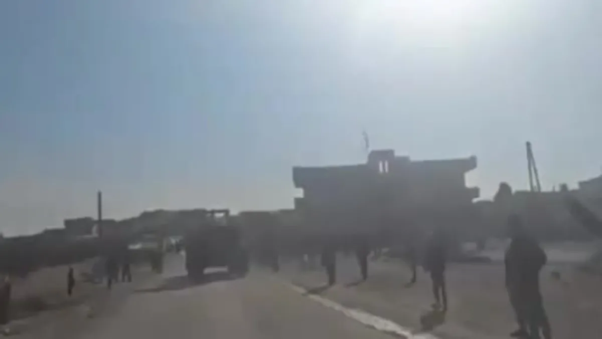 Münbiç'te şehir merkezine girildi