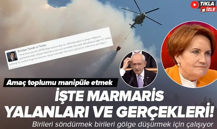 İşte Marmaris yalanları ve gerçekleri! Muhalefet ve sosyal medyadan iftiralar... Gölge düşürmek için ellerinden geleni yaptılar