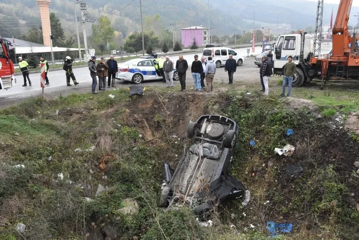 Samsun’da trafik cezası yedikten yarım saat sonra kaza yaptı: 2 ölü