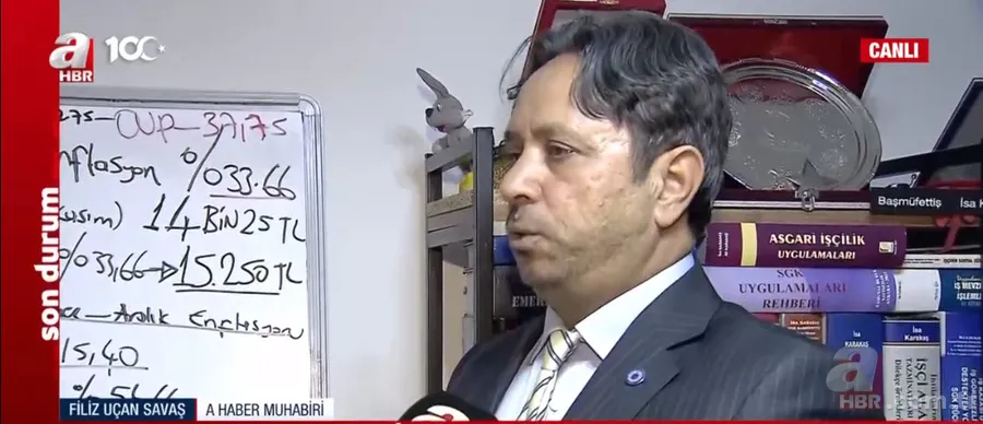 Asgari ücret için A Haber’de rakam verdi! İşte zam senaryoları… 2