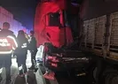 Bursada korkunç kaza, 2 TIR çarpıştı: 1 ölü