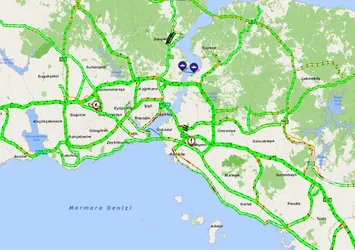 İstanbul’da trafik yoğunluğu tarihi değeri gördü: Yüzde 1