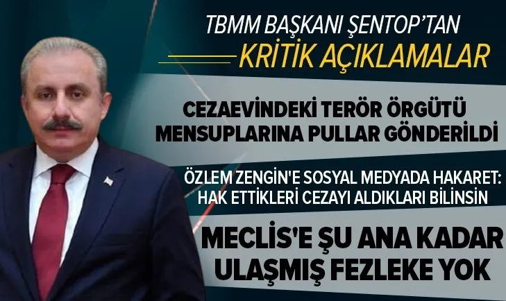 Son dakika: HDP'li 9 vekil hakkında fezleke! TBMM Başkanı Şentop'tan flaş açıklama