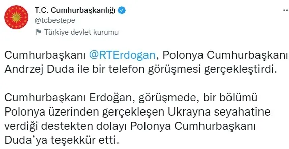 Son dakika: Başkan Erdoğan Polonya Cumhurbaşkanı Andrzej Duda ile görüştü - 1