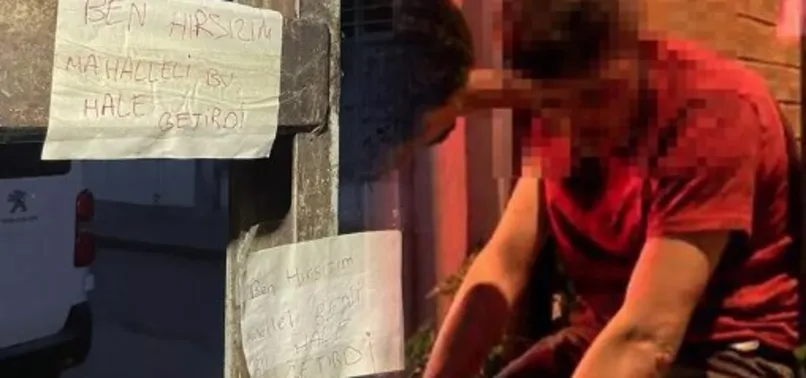 Bursa’da o şahsı aydınlatma direğine zincirlerle bağlı halde buldular! Yazılı not şoke etti