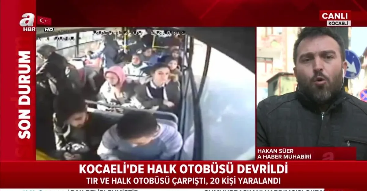 Son Dakika Kocaeli De Feci Kaza Tanker Ile Halk Otobusu Carpisti Ahaber Video Izle