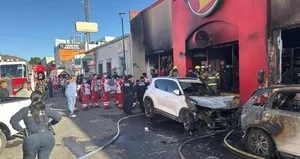 Süpermarkette yangın faciası!