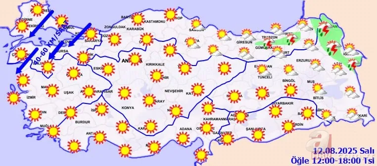 Kuvvetli geliyor: Kavurucu sıcaklar yetmedi, fırtına da eklendi! 4 ilde sarı kodlu alarm verildi! Çanakkale, Balıkesir, Manisa... 10
